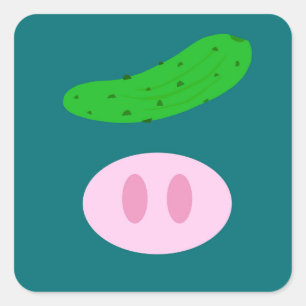 Cuadrada Paquete de Pegatina de Snout para bolas