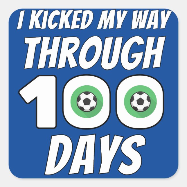 Cuadrada Pegatina (Anverso)