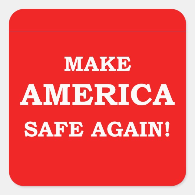 Cuadrada Pegatina (Anverso)