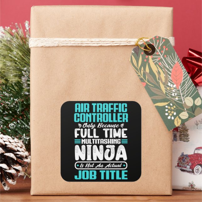 Cuadrada Pegatina (Vacaciones)