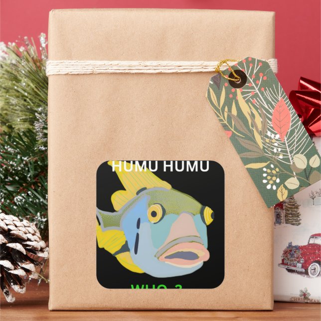 Cuadrada Pegatina (Vacaciones)