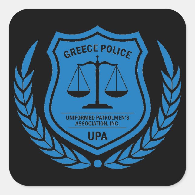 Cuadrada Pegatina (Anverso)