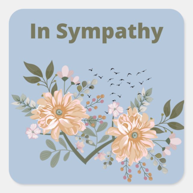 Cuadrada Pegatina (Anverso)