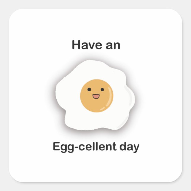 Cuadrada Pegatina (Anverso)