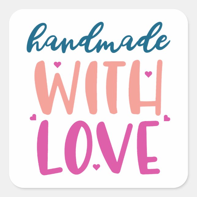 Cuadrada Pegatina (Anverso)