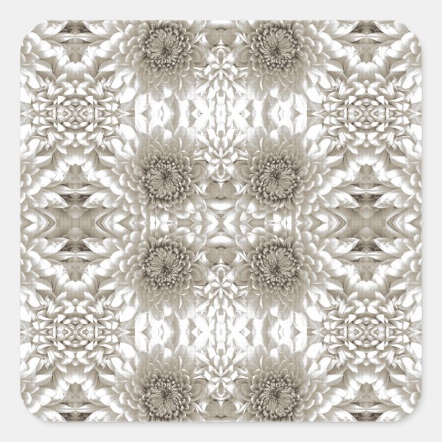 Cuadrada Pegatina (Anverso)