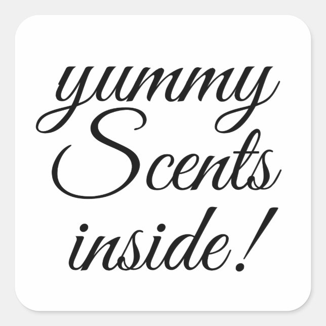 Cuadrada Pegatina (Anverso)