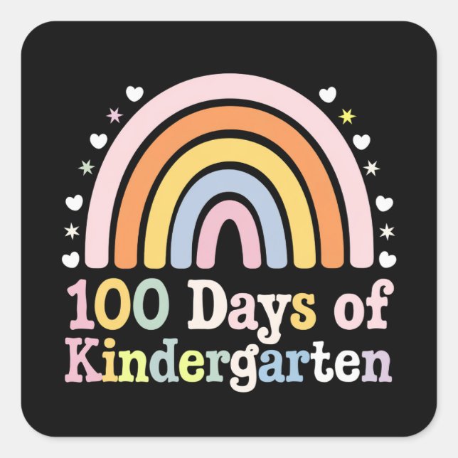 Cuadrada Pegatina (Anverso)