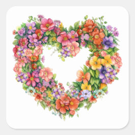 Cuadrada Pegatina a juego para papelería