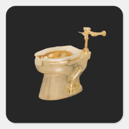 Cuadrada pegatina "AMERIKA"