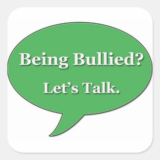 Cuadrada Pegatina Anti-bullying