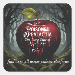 Cuadrada Pegatina appalachia envenenada
