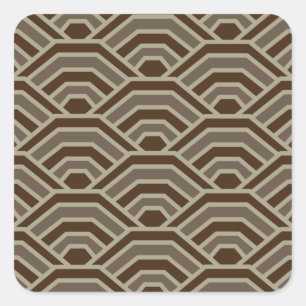 Cuadrada Pegatina Arches de Tierra