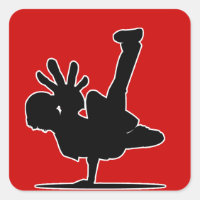 Pegatina BBOY rojo