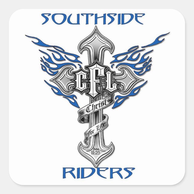 Cuadrada Pegatina - Blanco cuadrado 1.5x1.5 (Anverso)