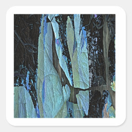 CUADRADA PEGATINA BLUE ICE DISIGN SQUARE