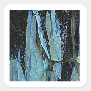 CUADRADA PEGATINA BLUE ICE DISIGN SQUARE