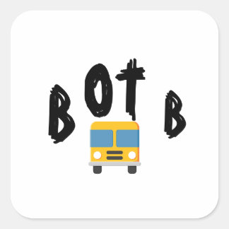 CUADRADA PEGATINA BOTB