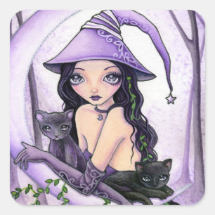 Cuadrada * Pegatina brumoso de Reflections*