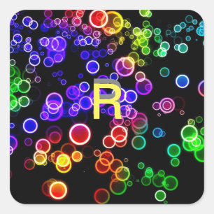 Cuadrada Pegatina Capital R