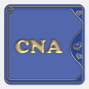 Cuadrada Pegatina CNA