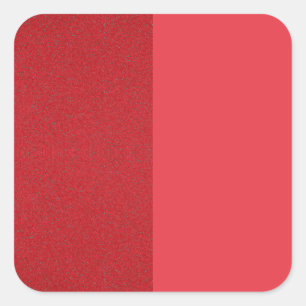 Cuadrada Pegatina con textura dividida de tomate rojo inver