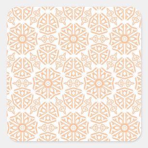 Cuadrada Pegatina con Vintage modelo