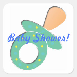 Cuadrada Pegatina cuadrado