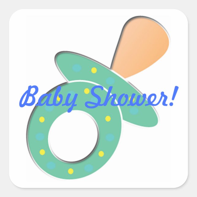 Cuadrada Pegatina cuadrado (Anverso)