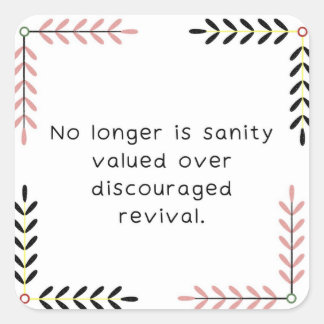 Cuadrada Pegatina cuadrado