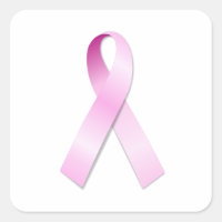 Pegatina cuadrado de cinta rosada
