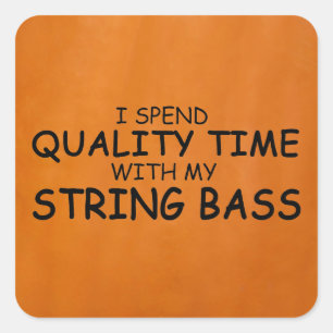 Cuadrada Pegatina cuadrado de la cadena de tiempo de calida