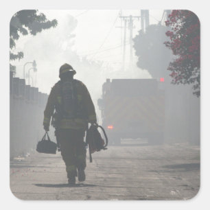 Cuadrada Pegatina cuadrado de llamadas de deber