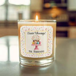 Cuadrada Pegatina de 3 entradas, nombre | Bendiciones de Pa