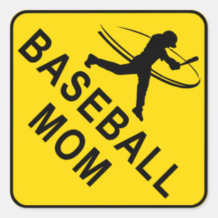 Cuadrada Pegatina de advertencia de diamantes amarillos de 