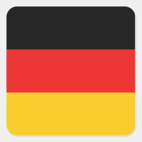 Pegatina de bandera de Alemania
