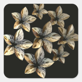 Cuadrada Pegatina de belleza antinatural