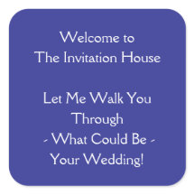 Pegatina de bienvenida