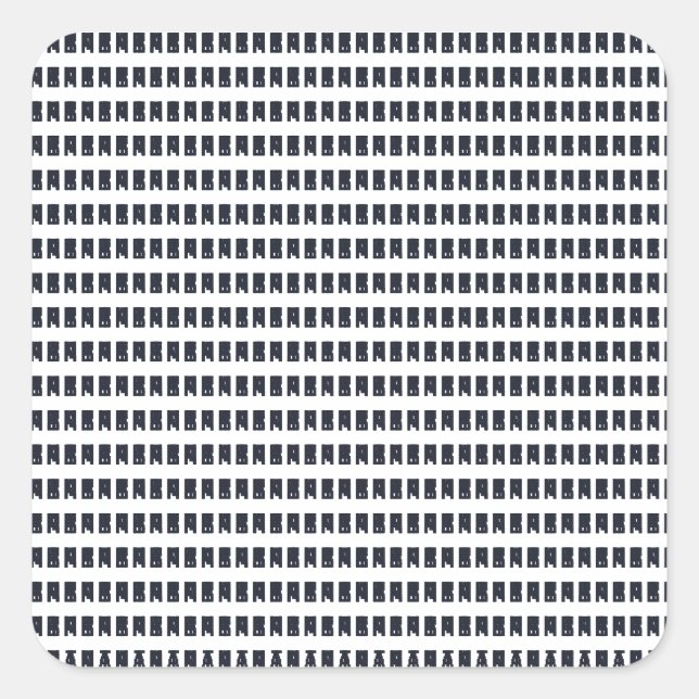 Cuadrada pegatina de borrador de batman var (Anverso)