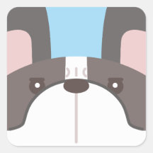 Pegatina de Bulldog francés