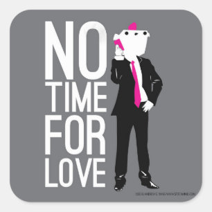 Cuadrada pegatina de cockblock Suit