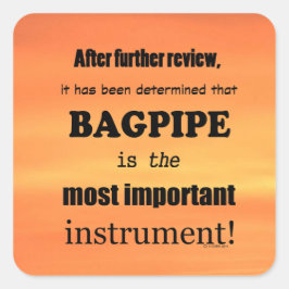 Cuadrada Pegatina de cuadrado de instrumentos más important