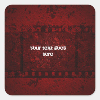 Cuadrada pegatina de diseño de grises