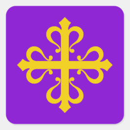 Cuadrada Pegatina de diseño de SCA Calontir