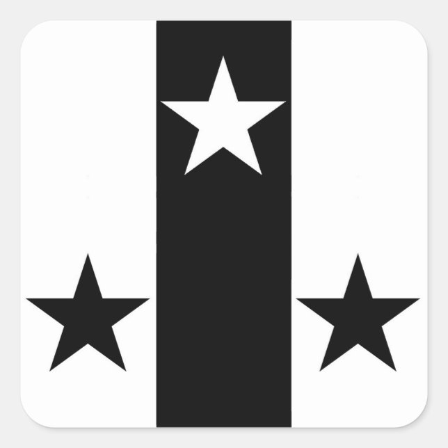 Cuadrada Pegatina de distintivos de localidad de SCA Meridi (Anverso)