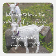 Pegatina de Escritura de Cabra