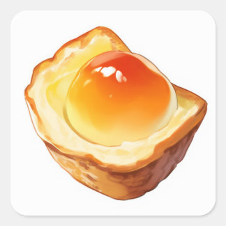 Cuadrada Pegatina de fantasía lúdico