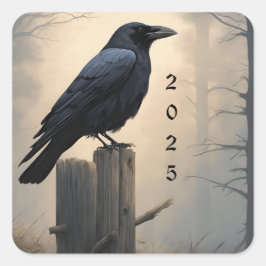 Cuadrada pegatina de fila de personalizable