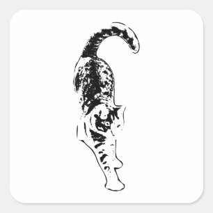 Cuadrada Pegatina de flujo de tabla