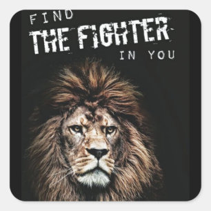 Cuadrada Pegatina de Gimnasio de Construcción de Cuerpo Mot